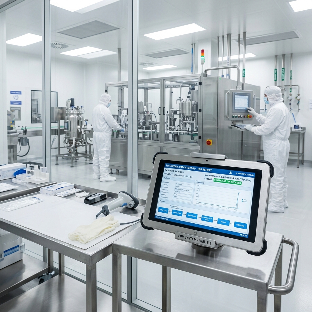 EBR Manufacturing Report Dashboard